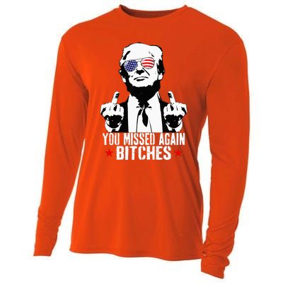 You Missed Again Bitches Cooling Performance Long Sleeve Crew