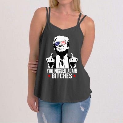 You Missed Again Bitches Women's Strappy Tank