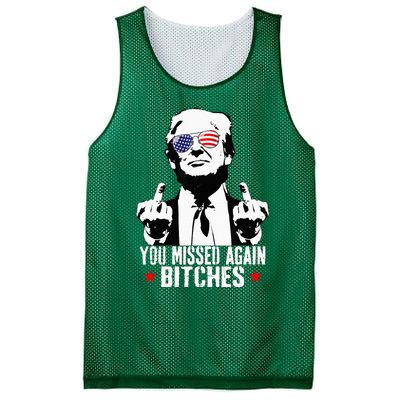 You Missed Again Bitches Mesh Reversible Basketball Jersey Tank