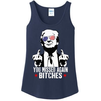 You Missed Again Bitches Ladies Essential Tank