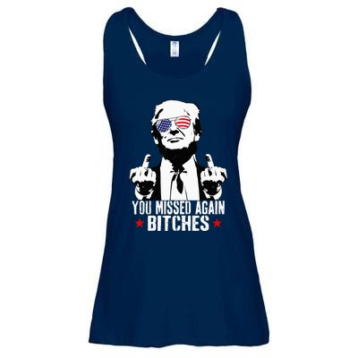 You Missed Again Bitches Ladies Essential Flowy Tank