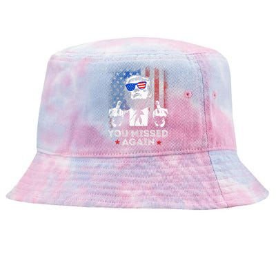 You Missed Again You Missed Tie-Dyed Bucket Hat