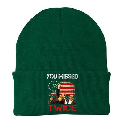 You Missed Again You Missed & Adult Humor Knit Cap Winter Beanie