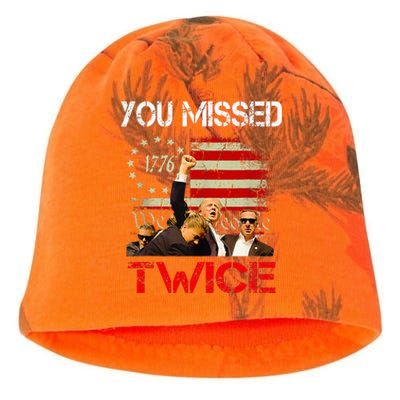 You Missed Again You Missed & Adult Humor Kati - Camo Knit Beanie