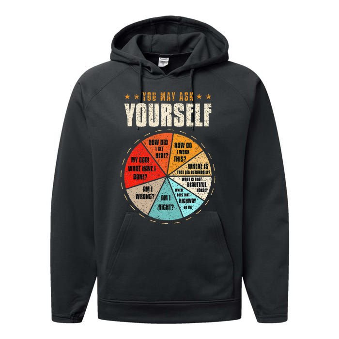 You May Ask Yourself 80s Old School Audiotape Vintage Disco Performance Fleece Hoodie