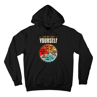 You May Ask Yourself 80s Old School Audiotape Vintage Disco Hoodie