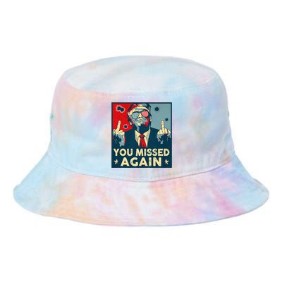 You Missed Again You Missed 2.0 U Flag Tie Dye Newport Bucket Hat