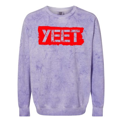 Yeet Meme Army Stamp Style Colorblast Crewneck Sweatshirt