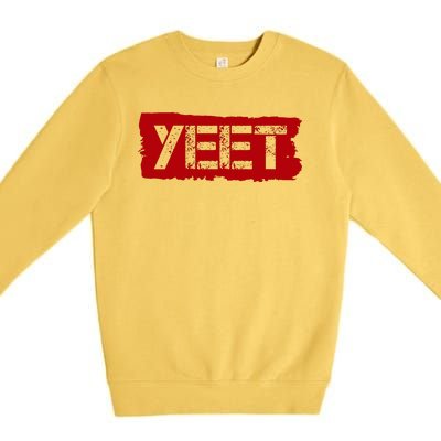 Yeet Meme Army Stamp Style Premium Crewneck Sweatshirt