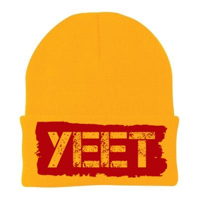 Yeet Meme Army Stamp Style Knit Cap Winter Beanie