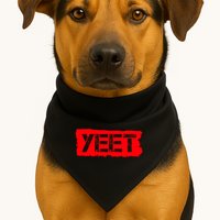 Yeet Meme Army Stamp Style USA-Made Doggie Bandana