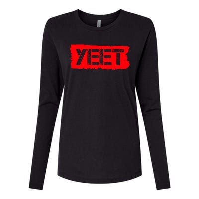 Yeet Meme Army Stamp Style Womens Cotton Relaxed Long Sleeve T-Shirt