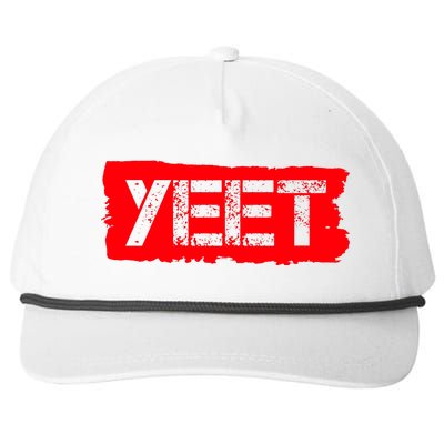 Yeet Meme Army Stamp Style Snapback Five-Panel Rope Hat