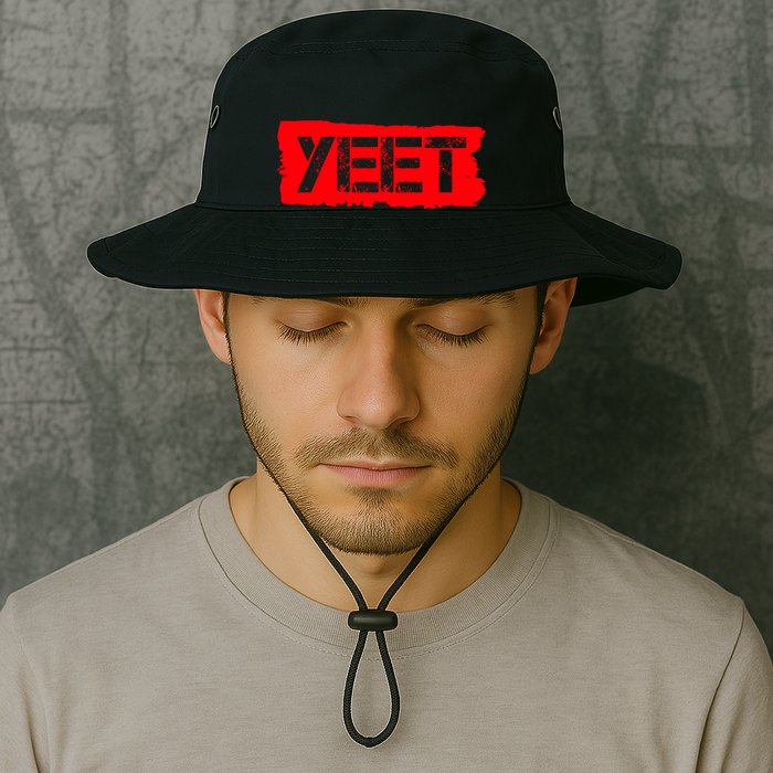 Yeet Meme Army Stamp Style Bucket Hat