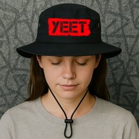 Yeet Meme Army Stamp Style Bucket Hat