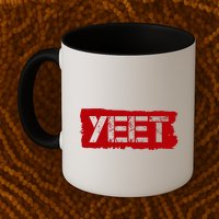 Yeet Meme Army Stamp Style Mug
