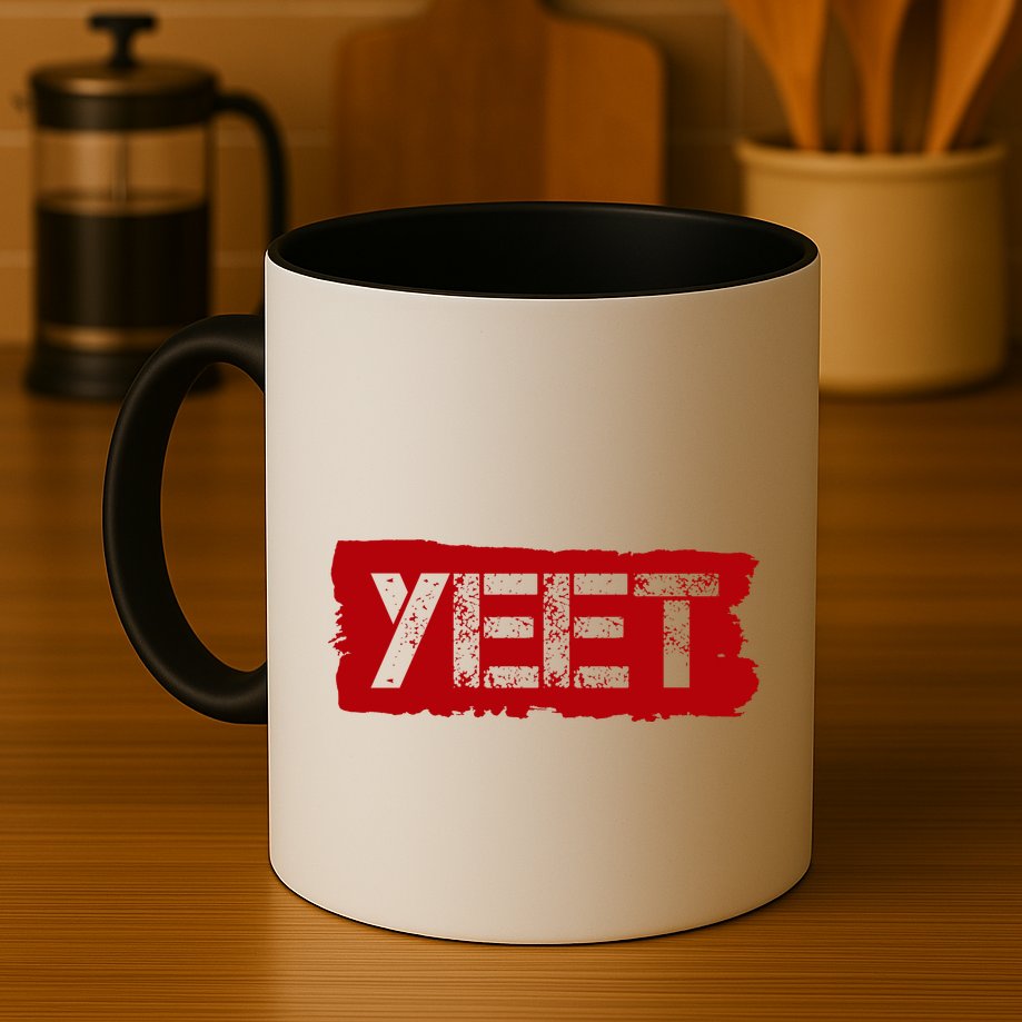 Yeet Meme Army Stamp Style Mug