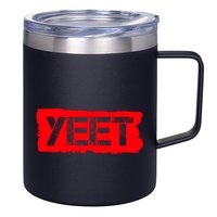 Yeet Meme Army Stamp Style 12oz Stainless Steel Coffee Mug