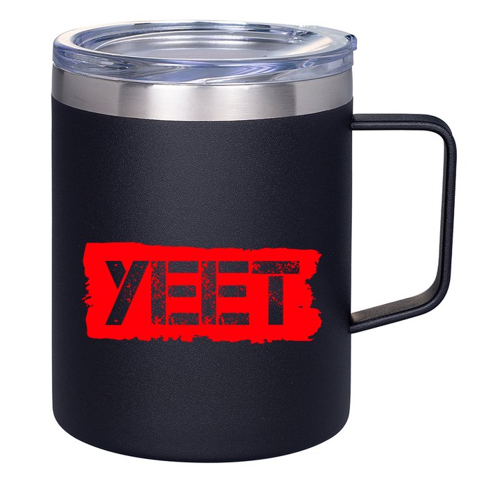 Yeet Meme Army Stamp Style 12oz Stainless Steel Coffee Mug
