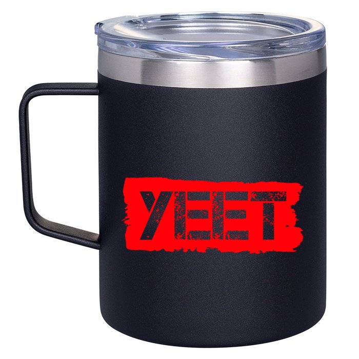 Yeet Meme Army Stamp Style 12oz Stainless Steel Coffee Mug