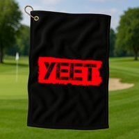Yeet Meme Army Stamp Style Golf Towel