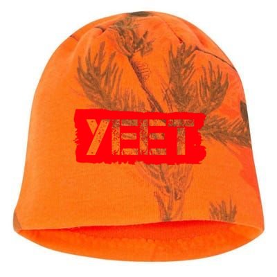 Yeet Meme Army Stamp Style Kati - Camo Knit Beanie