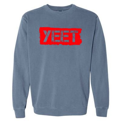 Yeet Meme Army Stamp Style Garment-Dyed Sweatshirt