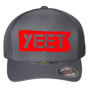 Yeet Meme Army Stamp Style Flexfit Unipanel Trucker Cap