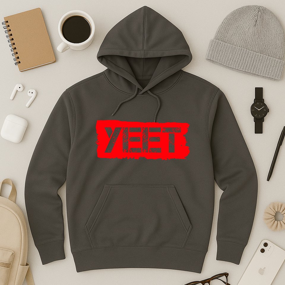 Yeet Meme Army Stamp Style Hoodie