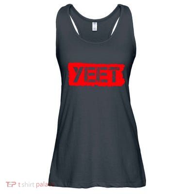 Yeet Meme Army Stamp Style Ladies Essential Flowy Tank