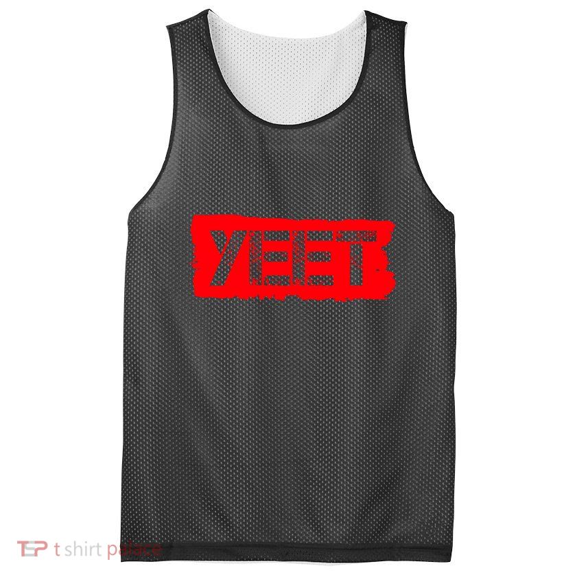 Yeet Meme Army Stamp Style Mesh Reversible Basketball Jersey Tank