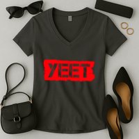 Yeet Meme Army Stamp Style Women's V-Neck T-Shirt