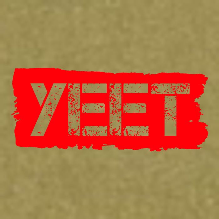 Yeet Meme Army Stamp Style Garment-Dyed Women's Muscle Tee