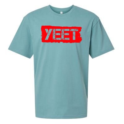 Yeet Meme Army Stamp Style Sueded Cloud Jersey T-Shirt