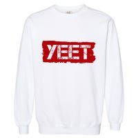 Yeet Meme Army Stamp Style Garment-Dyed Sweatshirt