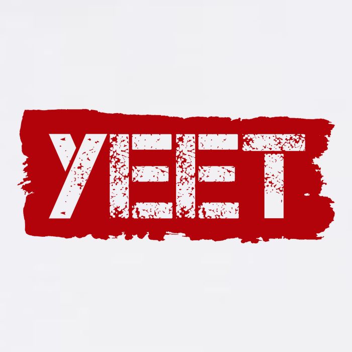 Yeet Meme Army Stamp Style Garment-Dyed Sweatshirt