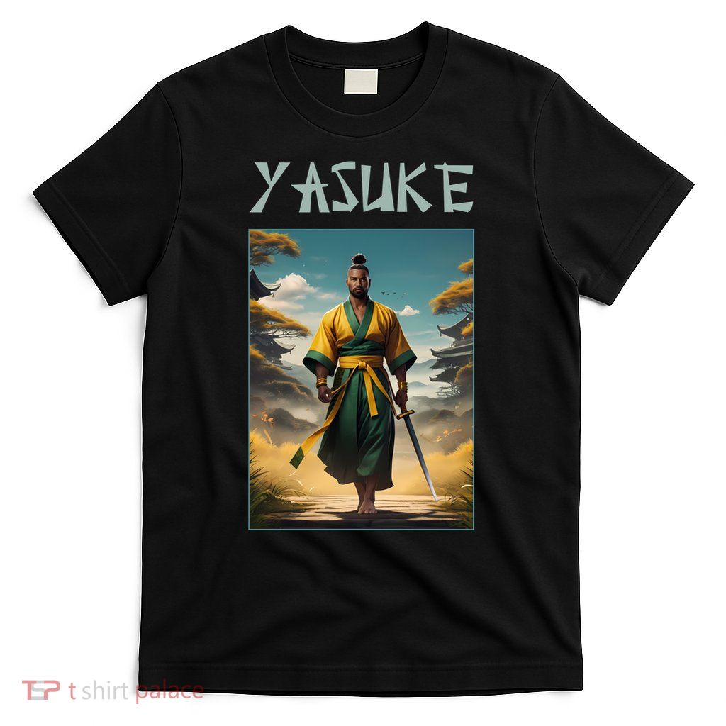 Yasuke Martial Arts Black Samurai T-Shirt