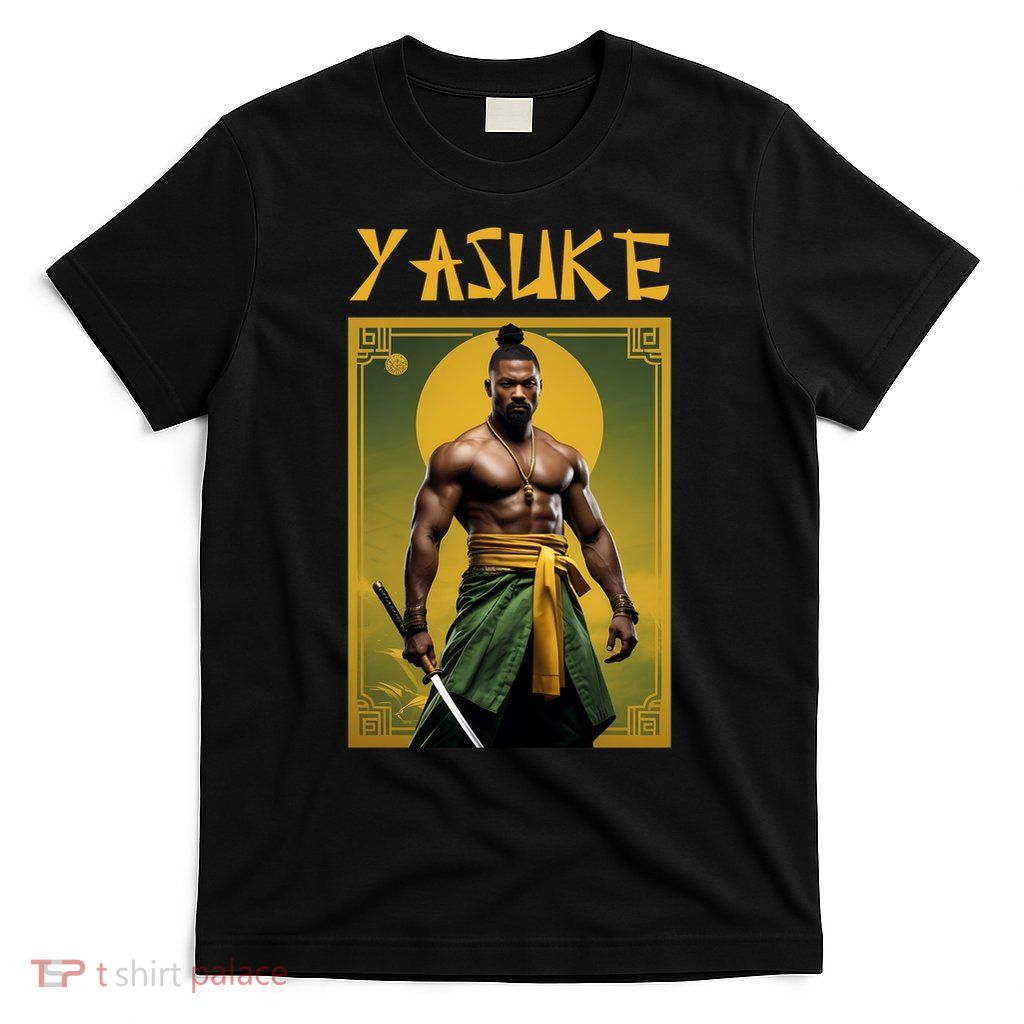 Yasuke Martial Arts Black Samurai T-Shirt