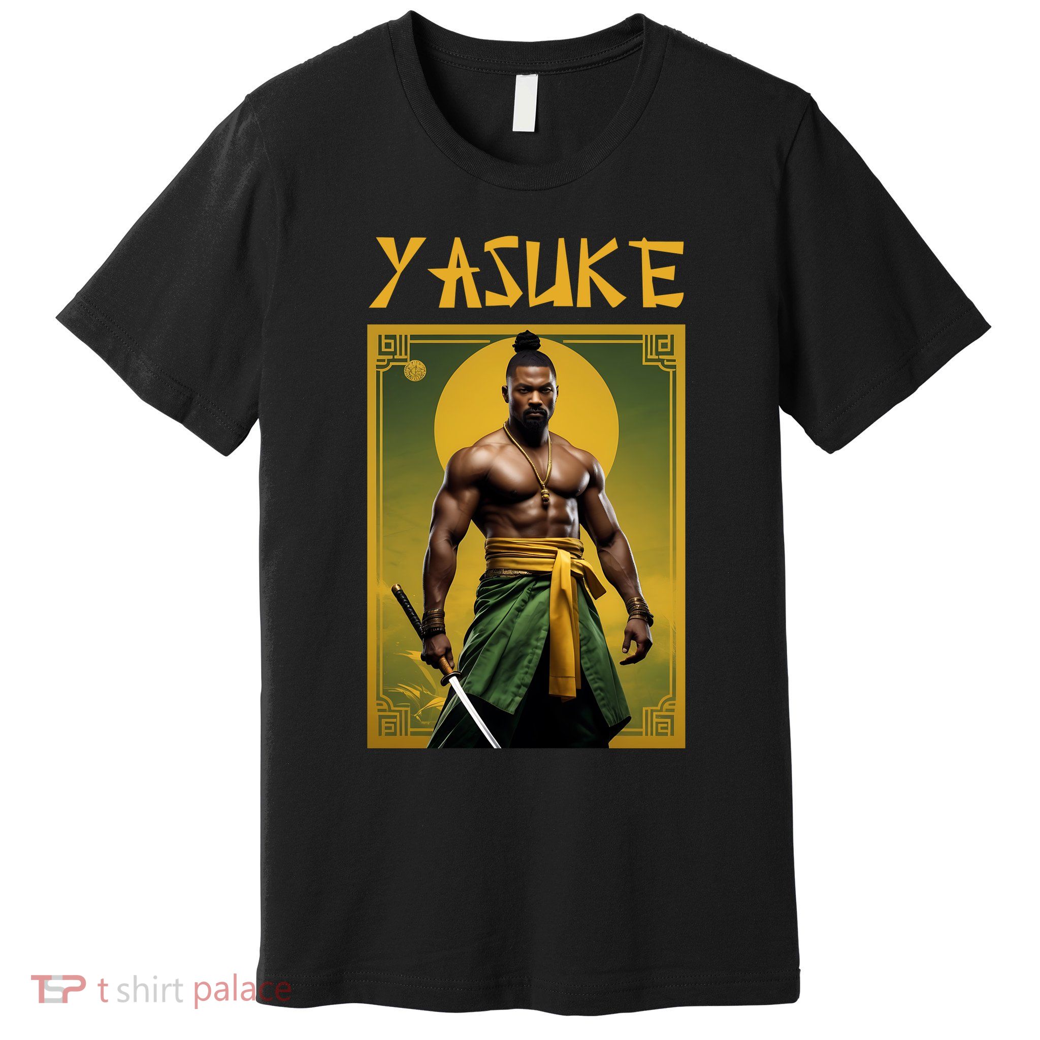 Yasuke Martial Arts Black Samurai Premium T-Shirt