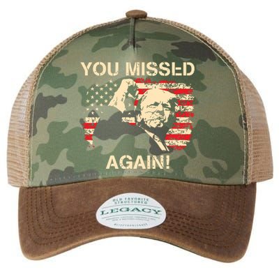 You Missed Again You Missed Legacy Tie Dye Trucker Hat