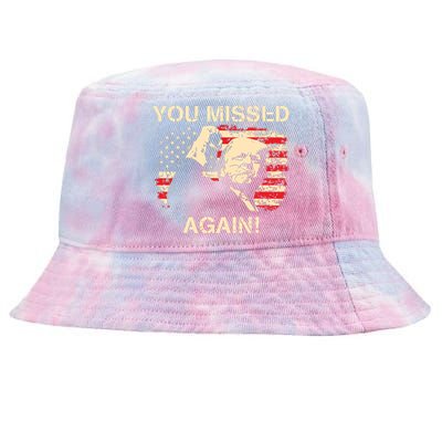 You Missed Again You Missed Tie-Dyed Bucket Hat