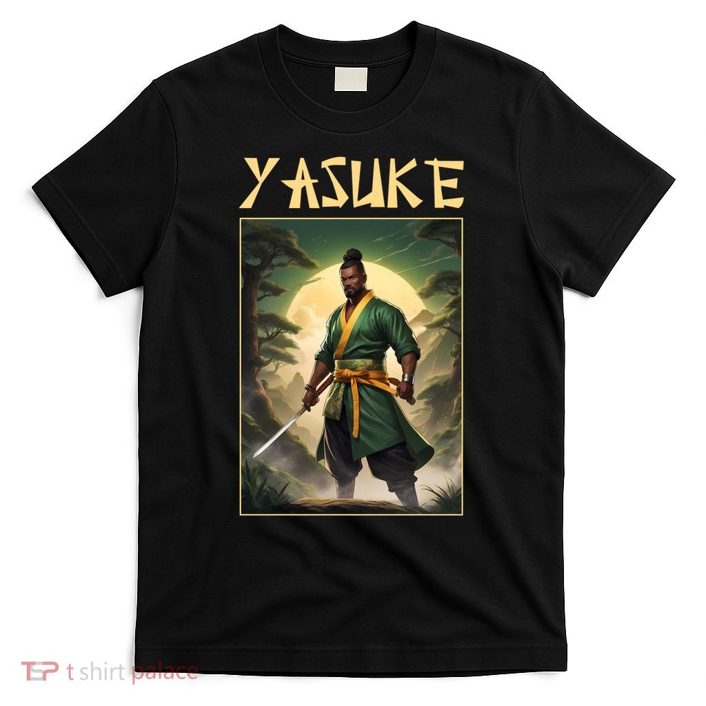 Yasuke Martial Arts Black Samurai T-Shirt