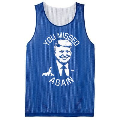 You Missed Again Fvckers Mesh Reversible Basketball Jersey Tank