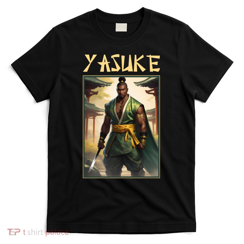 Yasuke Martial Arts Black Samurai T-Shirt