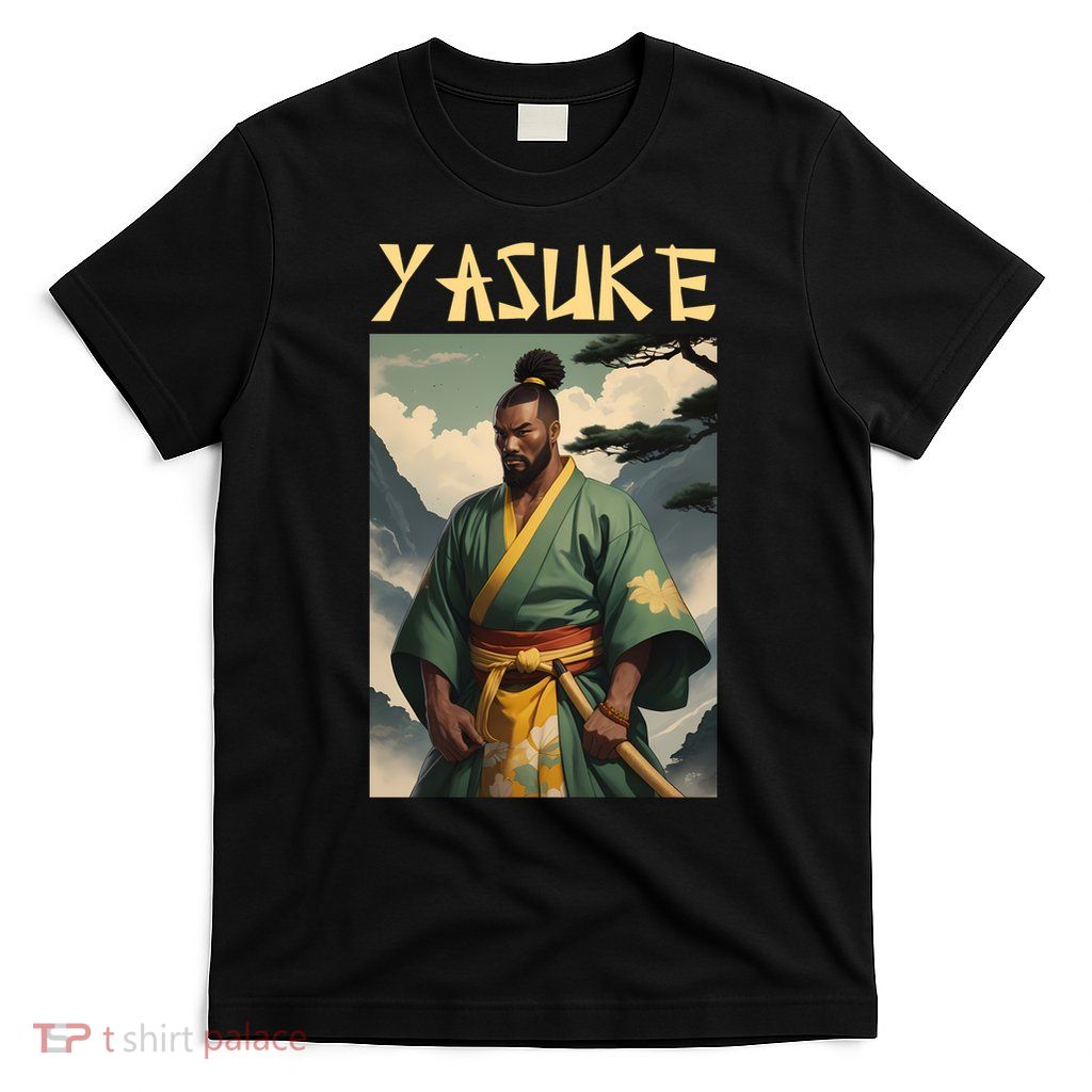 Yasuke Martial Arts Black Samurai T-Shirt