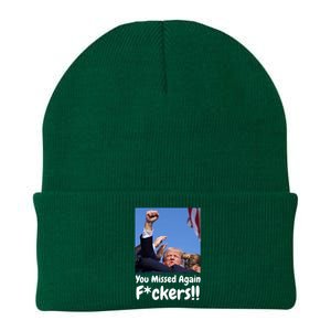 You Missed Again Fvckers You Missed Knit Cap Winter Beanie