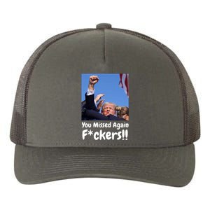 You Missed Again Fvckers You Missed Yupoong Adult 5-Panel Trucker Hat