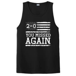 You Missed Again American Flag You Missed 2 0 PosiCharge Competitor Tank