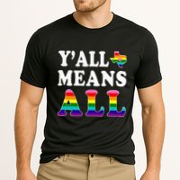 YAll Means All Texas Lgbt Pride Cooling Performance Crew T-Shirt