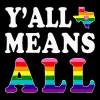 YAll Means All Texas Lgbt Pride Cooling Performance Crew T-Shirt